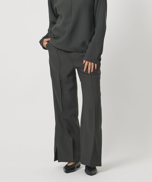UNITED ARROWS & SONS by DAISUKE OBANA（ユナイテッドアローズアンドサンズバイダイスケオバナ）の「＜D.O UNITED ARROWS BY DAISUKE OBANA for WOMEN＞+10 SLIT CR WIDE PANTS/スリットパンツ（その他パンツ・レディース・ブラック/オリーブ・M/S）」の5枚目の写真