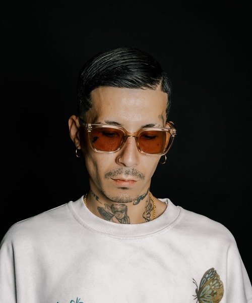 Subciety(サブサエティ)の「Sunglass-Swan-(サングラス・メンズ・ベージュ/スモーク/カーキ/ブラック系その他・FREE)」の1枚目の写真