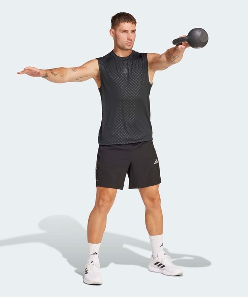 adidas（アディダス）の「スリーストライプス プライムリフト タンクトップ / アディダス adidas（タンクトップ・メンズ・ブラック/ブラウン・3XL/LARGE/MEDIUM/X-LARGE/X-SMALL/XX-LARGE/SMALL）」の15枚目の写真