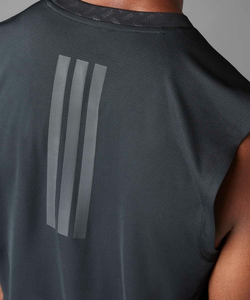 adidas（アディダス）の「スリーストライプス プライムリフト タンクトップ / アディダス adidas（タンクトップ・メンズ・ブラック/ブラウン・3XL/LARGE/MEDIUM/X-LARGE/X-SMALL/XX-LARGE/SMALL）」の5枚目の写真