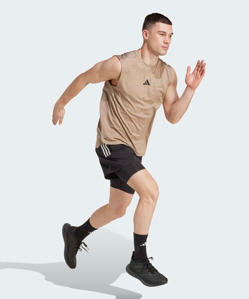 adidas（アディダス）の「スリーストライプス プライムリフト タンクトップ / アディダス adidas（タンクトップ・メンズ・ブラック/ブラウン・3XL/LARGE/MEDIUM/X-LARGE/X-SMALL/XX-LARGE/SMALL）」の19枚目の写真