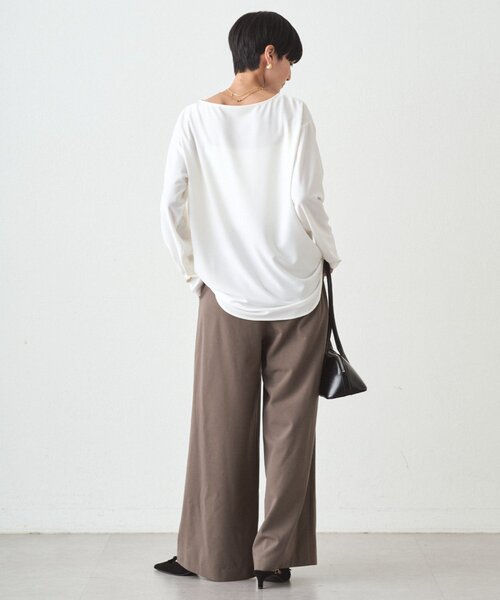 LOUNGEDRESS(ラウンジドレス)の「TR3タックワイドパンツ(その他パンツ・レディース・モカ/ブラック/ブラウン・SMALL/MEDIUM)」の5枚目の写真