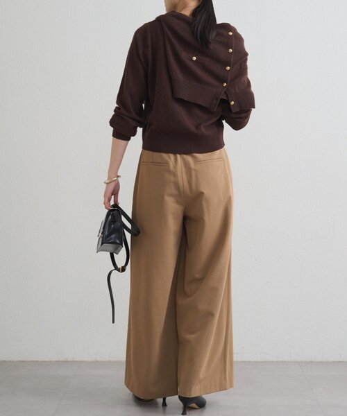 LOUNGEDRESS(ラウンジドレス)の「TR3タックワイドパンツ(その他パンツ・レディース・モカ/ブラック/ブラウン・SMALL/MEDIUM)」の21枚目の写真