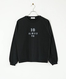 SOLAMONAT（ソラモナ）の「パフ天竺リブベーシックロンTステンシル10th（Tシャツ/カットソー）」