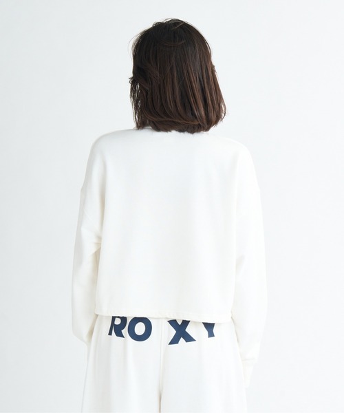 ROXY(ロキシー)の「PLANET RING ZIP/ロキシージップアップスウェットトレーナー(SET UP・セットアップタイプ可能・空港コーデ)(スウェット・レディース・ホワイト/グレー/ブラック・SMALL/MEDIUM)」の5枚目の写真