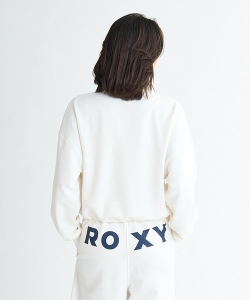 ROXY(ロキシー)の「PLANET RING ZIP/ロキシージップアップスウェットトレーナー(SET UP・セットアップタイプ可能・空港コーデ)(スウェット・レディース・ホワイト/グレー/ブラック・SMALL/MEDIUM)」の6枚目の写真