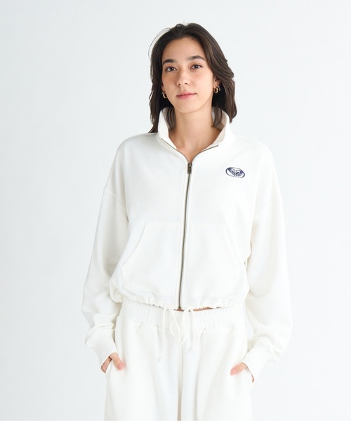 ROXY(ロキシー)の「PLANET RING ZIP/ロキシージップアップスウェットトレーナー(SET UP・セットアップタイプ可能・空港コーデ)(スウェット・レディース・ホワイト/グレー/ブラック・SMALL/MEDIUM)」の14枚目の写真