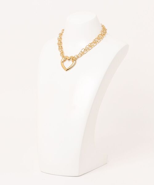 TUWAKRIM（トゥワクリム）の「【TUWAKRIM】ハートチョーカー（チョーカー・レディース・シルバー/ゴールド・MEDIUM）」の15枚目の写真