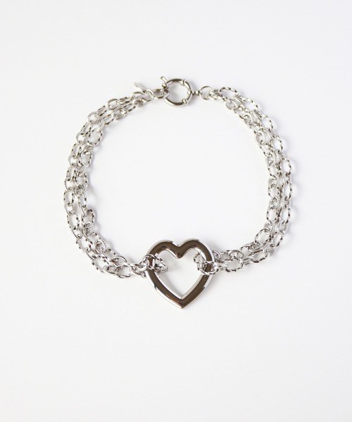 TUWAKRIM（トゥワクリム）の「【TUWAKRIM】ハートチョーカー（チョーカー・レディース・シルバー/ゴールド・MEDIUM）」の11枚目の写真