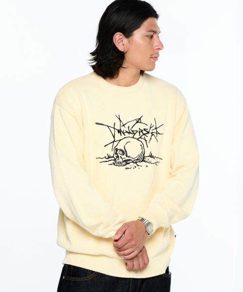 WKNDRS(ウィーキャンドース)の「SKULL KNITTED SWEATER (IVORY)(ニット/セーター・レディース・その他・MEDIUM/LARGE/X-LARGE)」の7枚目の写真