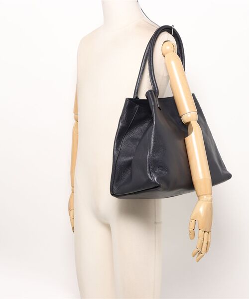 PARKS TOKYO SELECT（パークストウキョウセレクト）の「【kostikal.】（KST）シンプルトートBAG（トートバッグ・レディース・ネイビー/シルバー系その他・ONE SIZE）」の6枚目の写真