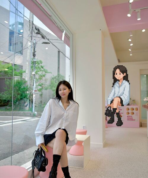 PLACE STUDIO（プレイススタジオ）の「レースリボンマイクロミニショーツパンツスカート[ブラック]（スカート・レディース・ブラック・FREE）」の8枚目の写真