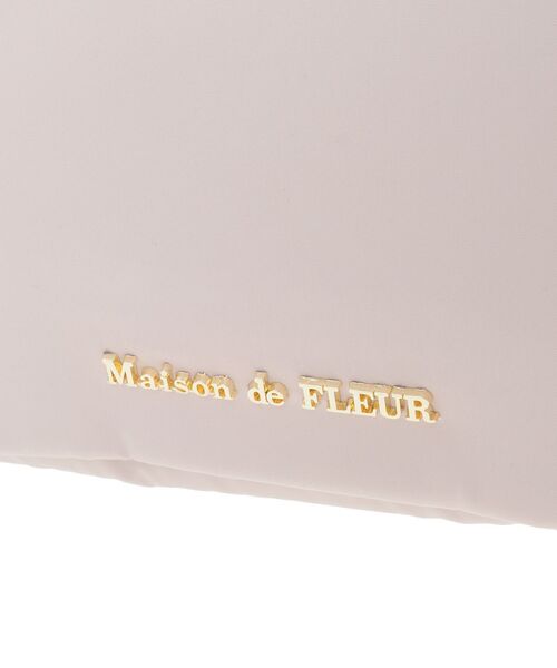 Maison de FLEUR(メゾンドフルール)の「撥水加工リボンチャームマルチポケットトートM(トートバッグ・レディース・ブラック/ピンク系その他3・FREE)」の13枚目の写真