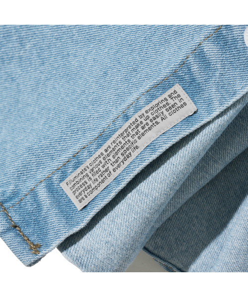 F.ILLUMINATE（フィルミネイト）の「Fステッチデニムハーフシャツ - ライトブルー（シャツ/ブラウス・レディース・その他・SMALL/MEDIUM/LARGE）」の10枚目の写真