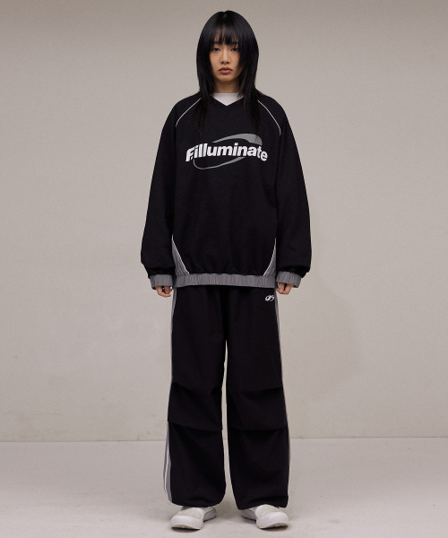 F.ILLUMINATE（フィルミネイト）の「パイピングサークルロゴスウェットシャツ-ブラック（スウェット・レディース・その他・MEDIUM/LARGE/SMALL）」の4枚目の写真