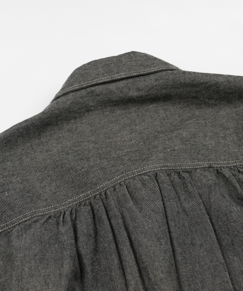 FRIZMWORKS（フリズムワークス）の「1920S CHAMBRAY WORK SHIRT _ MUD（シャツ/ブラウス・メンズ・その他・MEDIUM/LARGE/X-LARGE/SMALL）」の8枚目の写真