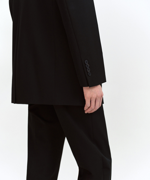 MUSINSA STANDARD（ムシンサスタンダード）の「特大ブレザー[ブラック]（テーラードジャケット・メンズ・その他・MEDIUM/LARGE/X-LARGE/XX-LARGE）」の6枚目の写真