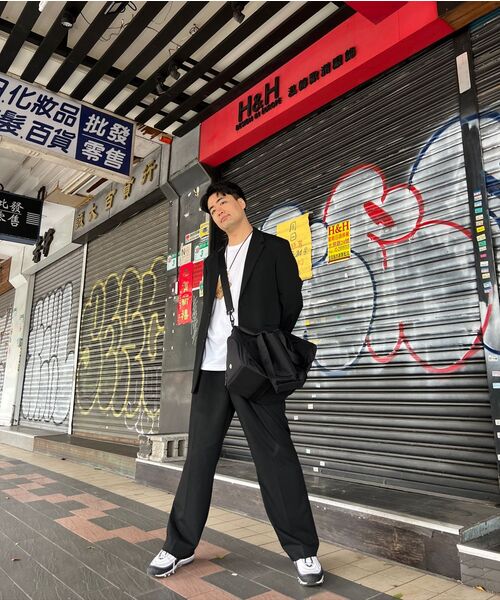 MUSINSA STANDARD（ムシンサスタンダード）の「特大ブレザー[ブラック]（テーラードジャケット・メンズ・その他・MEDIUM/LARGE/X-LARGE/XX-LARGE）」の16枚目の写真