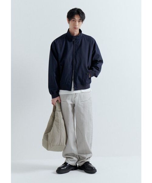 MUSINSA STANDARD（ムシンサスタンダード）の「コットンヘリングトンジャケット [ネイビー]（ブルゾン・メンズ・その他・MEDIUM/LARGE/X-LARGE/XX-LARGE）」の14枚目の写真