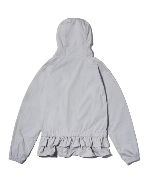 YOUHEE(ユヒ)の「RUFFLE DETAILED WINDBREAKER GREY(その他アウター・レディース・その他・FREE)」の3枚目の写真