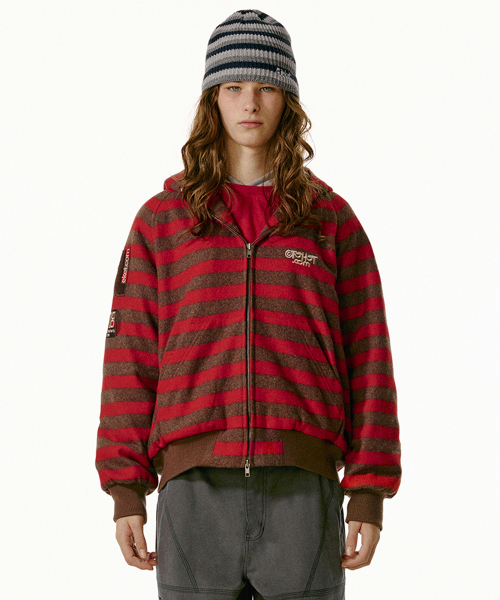 TEKET(テケット)の「Static Sound Varsity Jacket Red(その他アウター・レディース・その他・SMALL/MEDIUM/LARGE)」の1枚目の写真