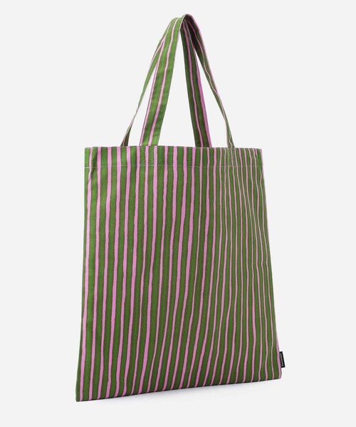 marimekko（マリメッコ）の「Piccolo / tote bag 44x43 cm（トートバッグ・レディース・グリーン×ピンク・FREE）」の6枚目の写真
