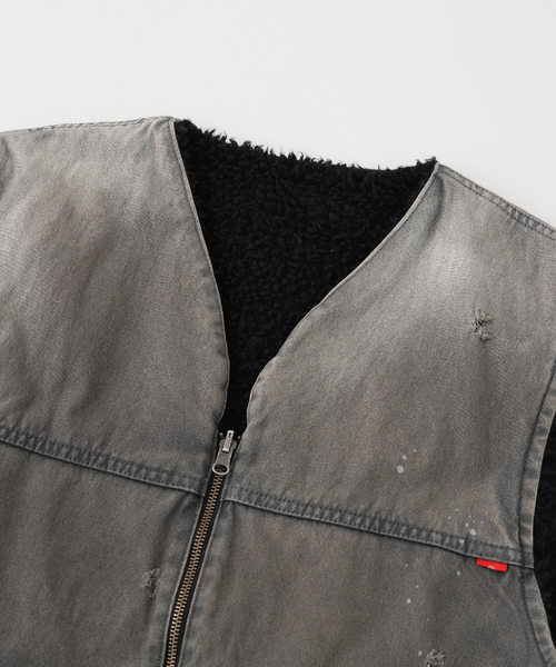 Anachronorm（アナクロノーム）の「ANACHRONORM / アナクロノーム REMAKED REVERSIBLE DUCK VEST（その他アウター・メンズ・ブラック系その他・MEDIUM/LARGE）」の3枚目の写真