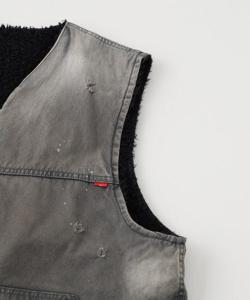 Anachronorm（アナクロノーム）の「ANACHRONORM / アナクロノーム REMAKED REVERSIBLE DUCK VEST（その他アウター・メンズ・ブラック系その他・MEDIUM/LARGE）」の4枚目の写真