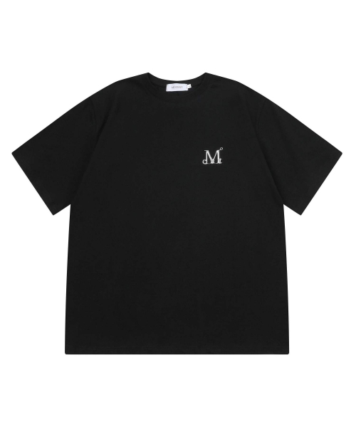 MUCENT(ムセント)の「カットメタルロゴシグネチャー半袖Tシャツ男女共用(2カラー)(Tシャツ/カットソー・レディース・ホワイト/ブラック・MEDIUM/LARGE/SHORT)」の5枚目の写真
