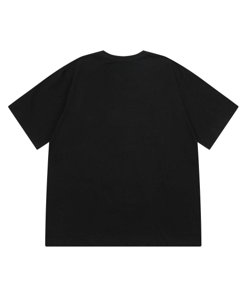 MUCENT(ムセント)の「カットメタルロゴシグネチャー半袖Tシャツ男女共用(2カラー)(Tシャツ/カットソー・レディース・ホワイト/ブラック・MEDIUM/LARGE/SHORT)」の4枚目の写真