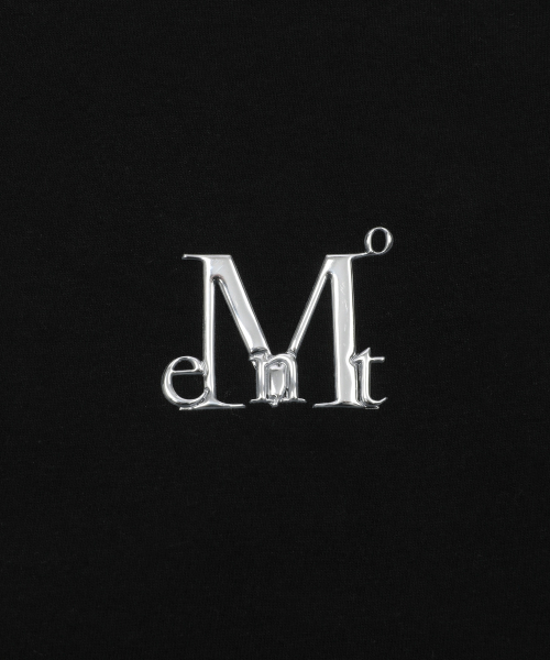 MUCENT(ムセント)の「カットメタルロゴシグネチャー半袖Tシャツ男女共用(2カラー)(Tシャツ/カットソー・レディース・ホワイト/ブラック・MEDIUM/LARGE/SHORT)」の13枚目の写真