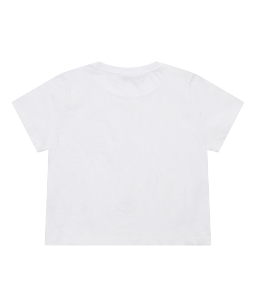 MUCENT(ムセント)の「カットメタルロゴシグネチャー半袖Tシャツ男女共用(2カラー)(Tシャツ/カットソー・レディース・ホワイト/ブラック・MEDIUM/LARGE/SHORT)」の16枚目の写真