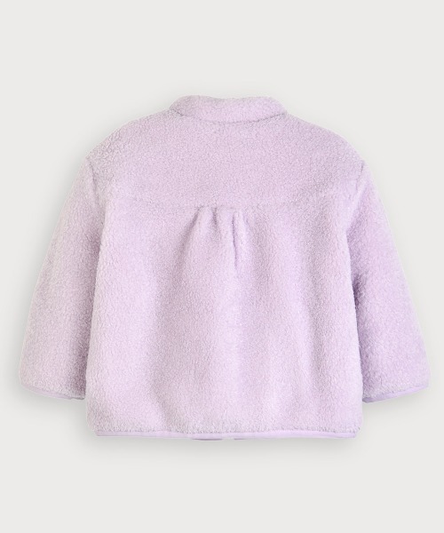 moimoln(モイモルン)の「【リバーシブル】ラベンダーパデットジャケット(ブルゾン・キッズ・ライトパープル・90cm/100cm/110cm/120cm)」の2枚目の写真