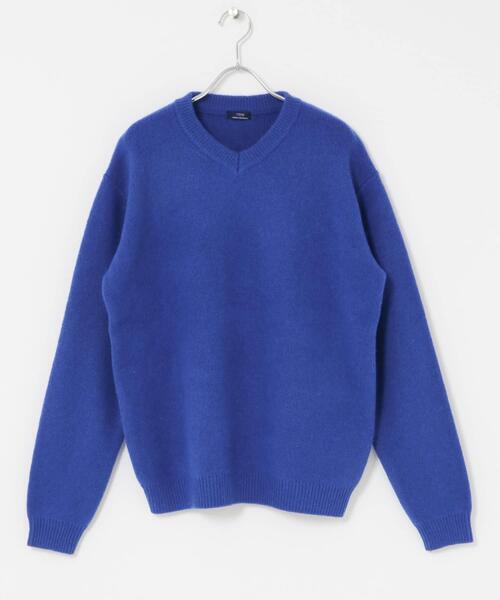 セール】タスマニア メリノウール100 Vネックニット（ニット/セーター