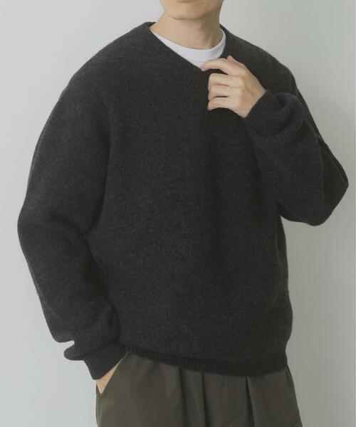 セール】タスマニア メリノウール100 Vネックニット（ニット/セーター