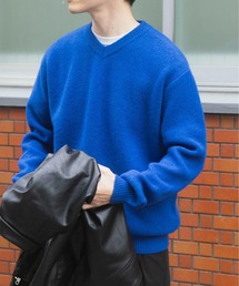 ITEMS URBANRESEARCH（アイテムズ アーバンリサーチ）の「タスマニア メリノウール100 Vネックニット（ニット/セーター・メンズ）」