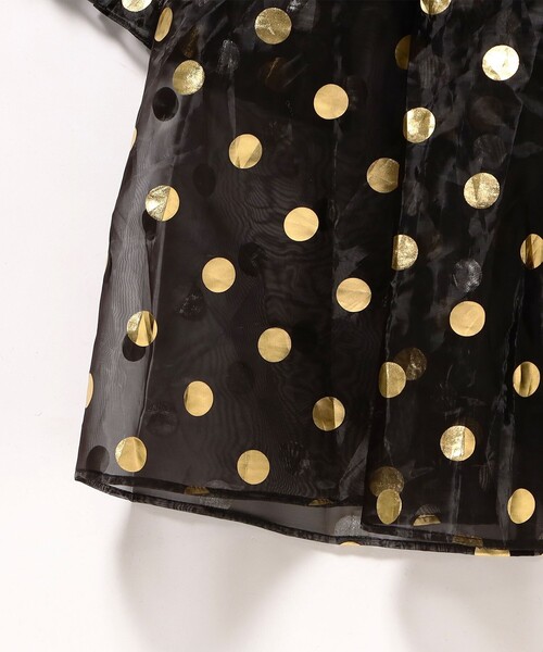 Ray BEAMS（レイビームス）の「sister jane / Swing Spot Organza Mini Deress（ワンピース・レディース・ブラック・SMALL）」の5枚目の写真