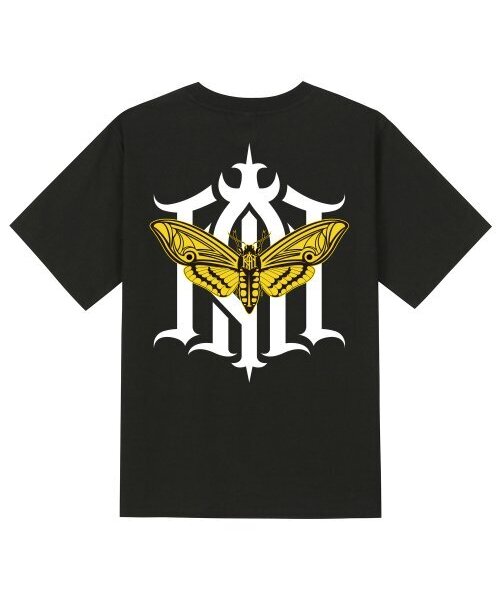 KAN6312(カン6312)の「KTB0042 ブルーバタフライ 半袖Tシャツ - ブラック(Tシャツ/カットソー・メンズ・その他・LARGE/MEDIUM/SMALL/X-LARGE)」の1枚目の写真