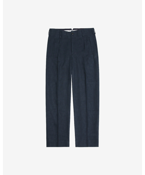 sortie(ソルティ)の「Linen Hollywood Trousers (Navy)(その他パンツ・メンズ・ネイビー・MEDIUM/LARGE/X-LARGE/SMALL)」の1枚目の写真