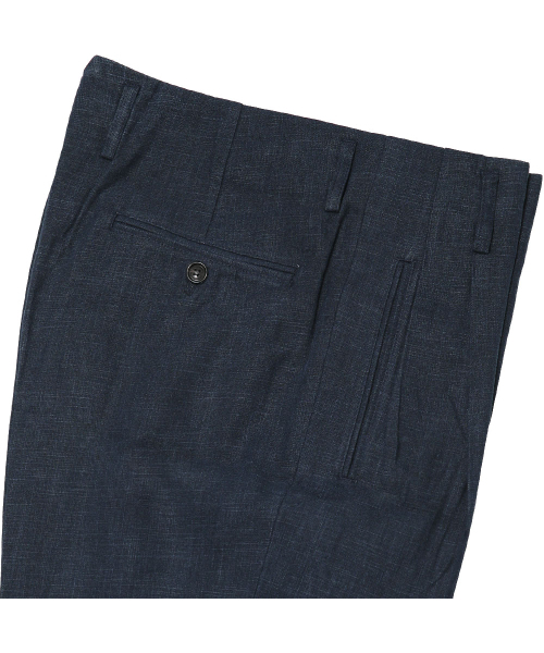 sortie(ソルティ)の「Linen Hollywood Trousers (Navy)(その他パンツ・メンズ・ネイビー・MEDIUM/LARGE/X-LARGE/SMALL)」の4枚目の写真