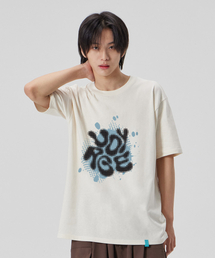 [ボイジ]コットンルーズフィット半袖Tシャツ_バターミルク