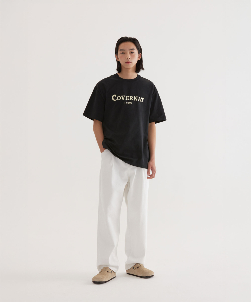 COVERNAT(カバーナット)の「ソウルロゴTシャツ ブラック(Tシャツ/カットソー・レディース・その他・X-SMALL/SMALL/MEDIUM/LARGE/X-LARGE/XX-LARGE)」の4枚目の写真