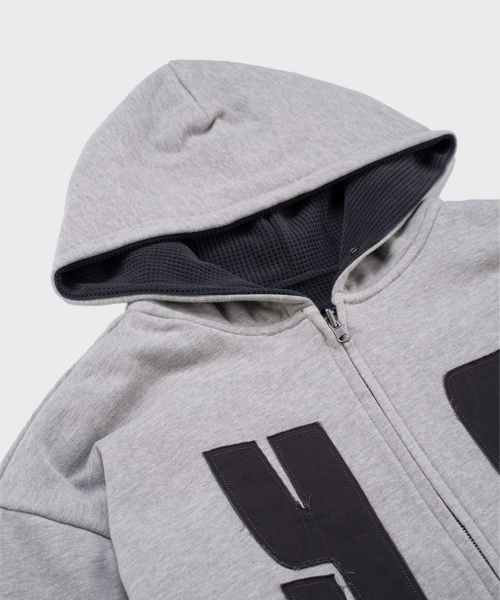 SAINTPAIN(セイントペイン)の「SP ワッフルリバーシブルフードジップアップチャコール(パーカー・レディース・その他・MEDIUM/LARGE)」の12枚目の写真