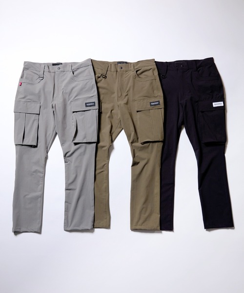 VIRGOwearworks（ヴァルゴウェアワークス）の「SLIM MILITARY STRETCH CARGO（カーゴパンツ・メンズ・ブラック/カーキ/グレー・2/3/4）」の8枚目の写真