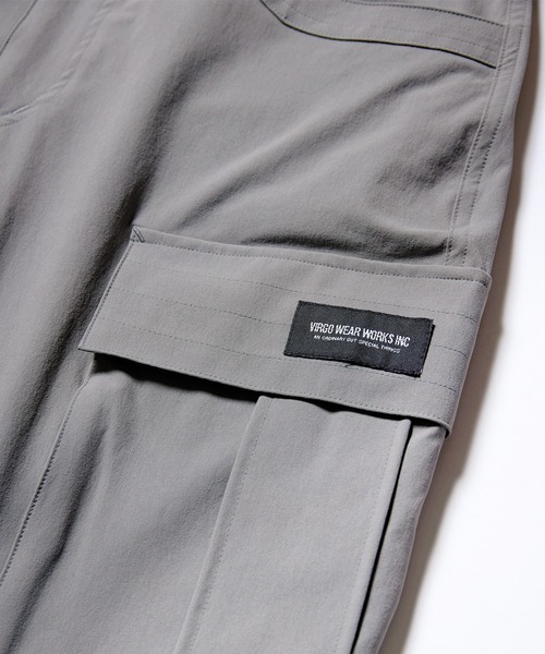 VIRGOwearworks（ヴァルゴウェアワークス）の「SLIM MILITARY STRETCH CARGO（カーゴパンツ・メンズ・ブラック/カーキ/グレー・2/3/4）」の14枚目の写真