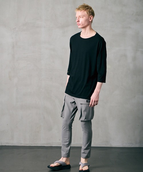 VIRGOwearworks（ヴァルゴウェアワークス）の「SLIM MILITARY STRETCH CARGO（カーゴパンツ・メンズ・ブラック/カーキ/グレー・2/3/4）」の18枚目の写真