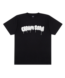 シーアルエスディーエル バルーンロゴグラフィック 半袖Tシャツ ブラックホワイト