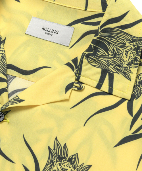 ROLLINGSTUDIOS（ローリングスタジオ）の「HAWAIAN SHIRT FLOWER YELLOW（シャツ/ブラウス・メンズ・その他・SMALL/MEDIUM/LARGE）」の3枚目の写真
