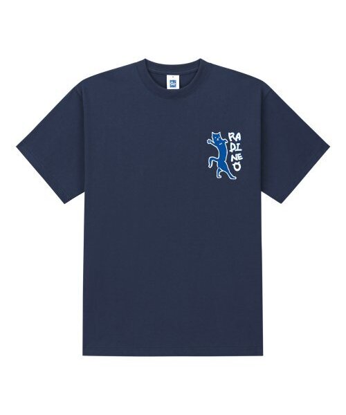 RADINEO(ラディネオ)の「ミャオミャオ 半袖Tシャツ ネイビー(Tシャツ/カットソー・メンズ・その他・LARGE/MEDIUM/SMALL/X-LARGE)」の1枚目の写真