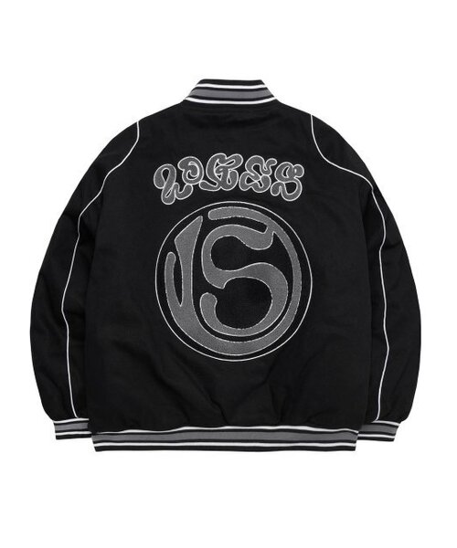 LORES(ロアス)の「Meditation Varsity Jacket - Black(スタジャン・レディース・その他・MEDIUM/LARGE)」の2枚目の写真